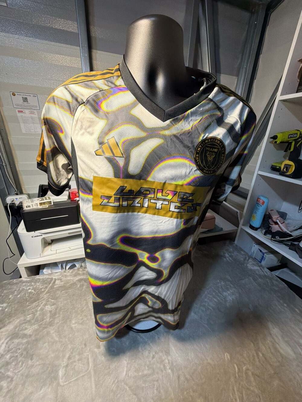 Adidas Inter Miami CF Pabllo Vittar Love Unites Soccer Jersey Size S